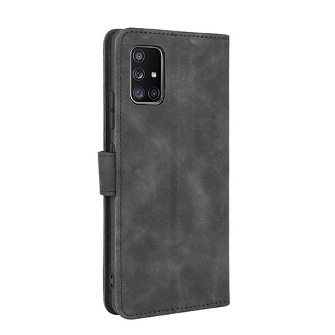 Coque Portefeuille Livre Cuir Etui Clapet L05Z pour Samsung Galaxy A71 4G A715 Noir