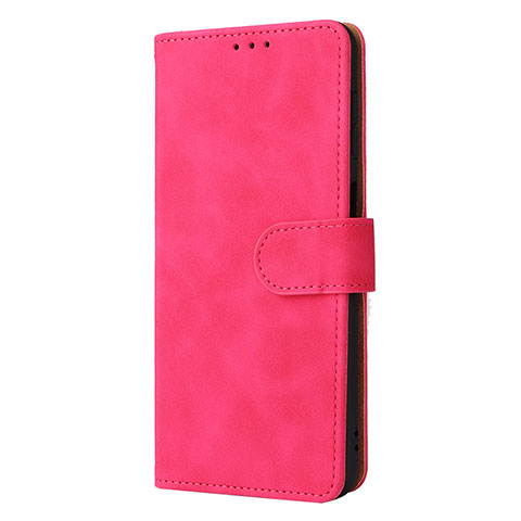 Coque Portefeuille Livre Cuir Etui Clapet L05Z pour Samsung Galaxy F23 5G Rose Rouge