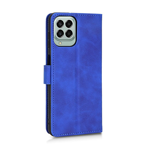 Coque Portefeuille Livre Cuir Etui Clapet L05Z pour Samsung Galaxy M33 5G Bleu