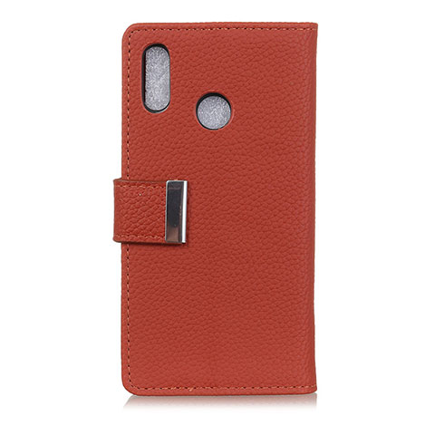 Coque Portefeuille Livre Cuir Etui Clapet L06 pour Asus Zenfone Max ZB555KL Vin Rouge