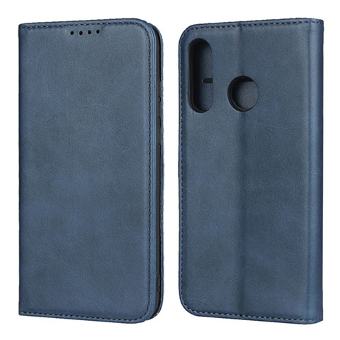 Coque Portefeuille Livre Cuir Etui Clapet L06 pour Huawei Nova 4e Bleu