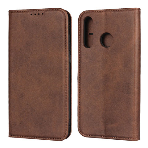 Coque Portefeuille Livre Cuir Etui Clapet L06 pour Huawei P30 Lite New Edition Marron