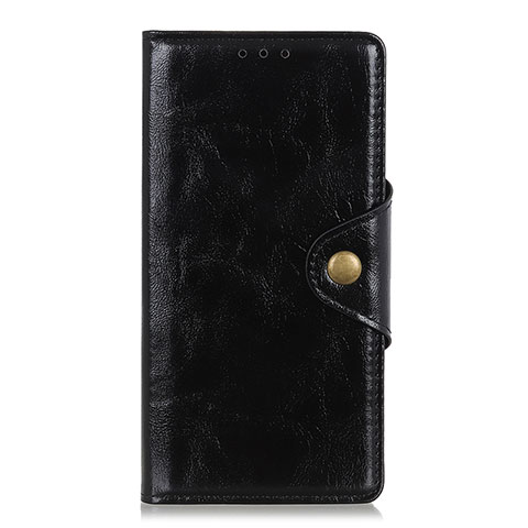 Coque Portefeuille Livre Cuir Etui Clapet L06 pour Oppo Reno4 4G Noir