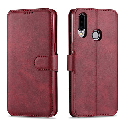 Coque Portefeuille Livre Cuir Etui Clapet L06 pour Samsung Galaxy A20s Rouge