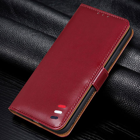 Coque Portefeuille Livre Cuir Etui Clapet L06 pour Samsung Galaxy A31 Rouge