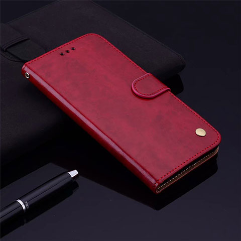 Coque Portefeuille Livre Cuir Etui Clapet L06 pour Samsung Galaxy M31 Rouge