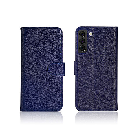 Coque Portefeuille Livre Cuir Etui Clapet L06 pour Samsung Galaxy S24 5G Bleu