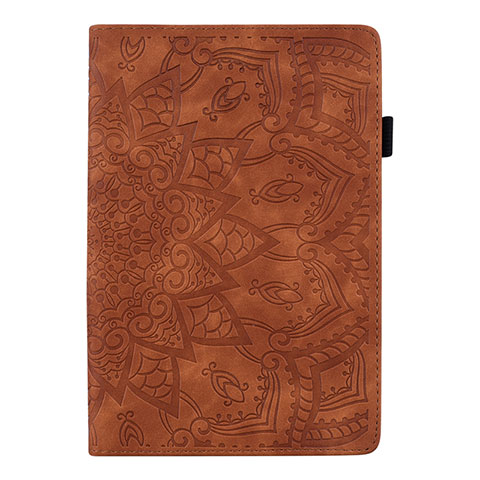 Coque Portefeuille Livre Cuir Etui Clapet L06 pour Samsung Galaxy Tab S6 Lite 10.4 SM-P610 Marron