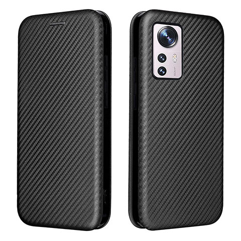 Coque Portefeuille Livre Cuir Etui Clapet L06 pour Xiaomi Mi 12 5G Noir