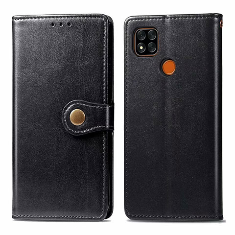 Coque Portefeuille Livre Cuir Etui Clapet L06 pour Xiaomi POCO C3 Noir