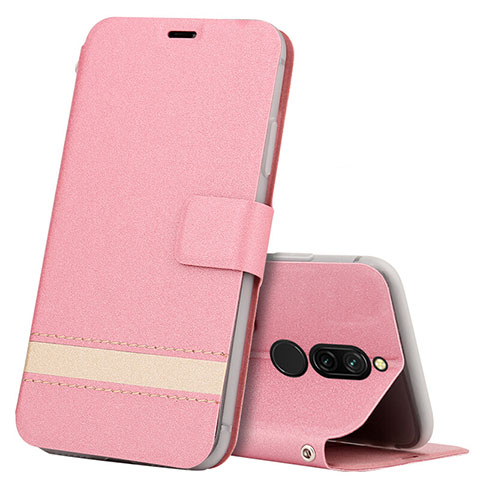 Coque Portefeuille Livre Cuir Etui Clapet L06 pour Xiaomi Redmi 8 Rose