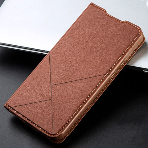 Coque Portefeuille Livre Cuir Etui Clapet L06 pour Xiaomi Redmi K30i 5G Marron