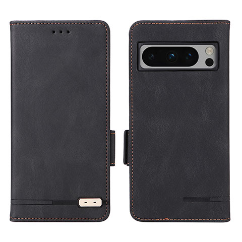 Coque Portefeuille Livre Cuir Etui Clapet L06Z pour Google Pixel 8 Pro 5G Noir