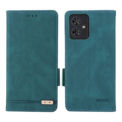 Coque Portefeuille Livre Cuir Etui Clapet L06Z pour Motorola Moto G54 5G Vert