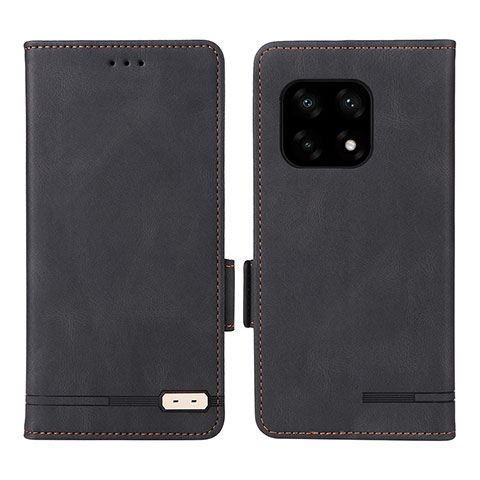 Coque Portefeuille Livre Cuir Etui Clapet L06Z pour OnePlus 10 Pro 5G Noir