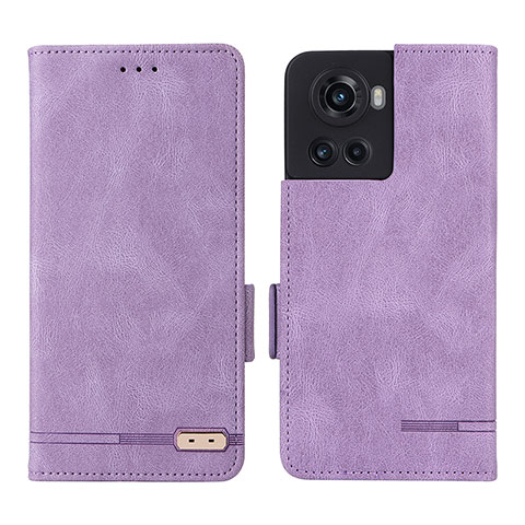 Coque Portefeuille Livre Cuir Etui Clapet L06Z pour OnePlus 10R 5G Violet