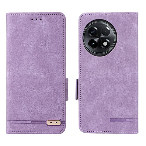 Coque Portefeuille Livre Cuir Etui Clapet L06Z pour OnePlus 11R 5G Violet