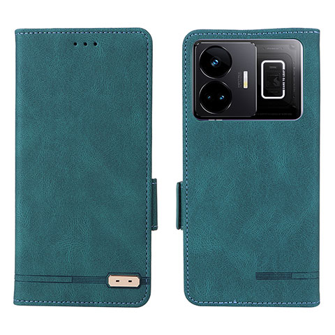 Coque Portefeuille Livre Cuir Etui Clapet L06Z pour Realme GT Neo6 5G Vert