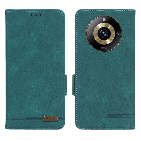 Coque Portefeuille Livre Cuir Etui Clapet L06Z pour Realme Narzo 60 Pro 5G Vert