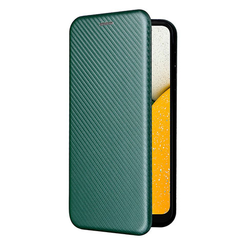 Coque Portefeuille Livre Cuir Etui Clapet L06Z pour Samsung Galaxy A03 Core Vert