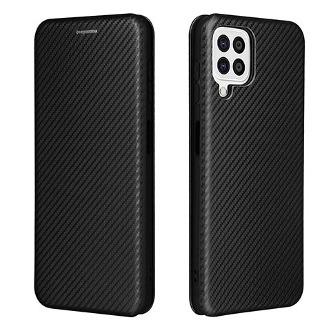 Coque Portefeuille Livre Cuir Etui Clapet L06Z pour Samsung Galaxy A22 4G Noir