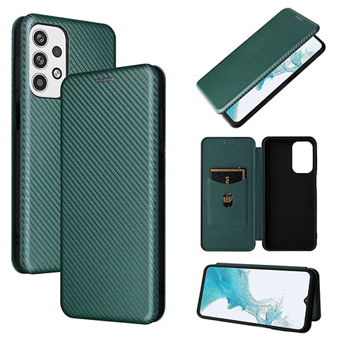 Coque Portefeuille Livre Cuir Etui Clapet L06Z pour Samsung Galaxy A23 4G Vert