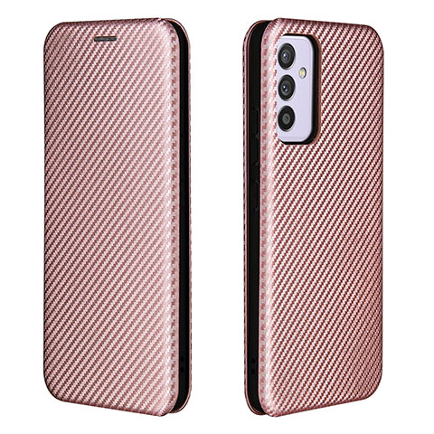 Coque Portefeuille Livre Cuir Etui Clapet L06Z pour Samsung Galaxy A24 4G Or Rose