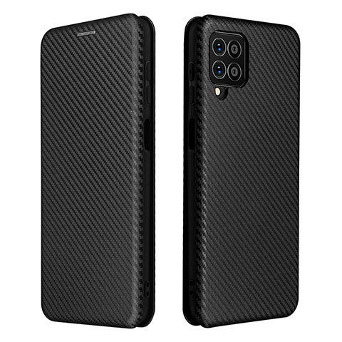 Coque Portefeuille Livre Cuir Etui Clapet L06Z pour Samsung Galaxy F62 5G Noir