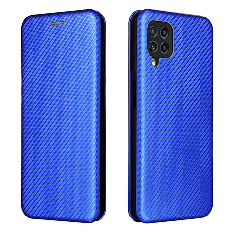 Coque Portefeuille Livre Cuir Etui Clapet L06Z pour Samsung Galaxy M32 4G Bleu