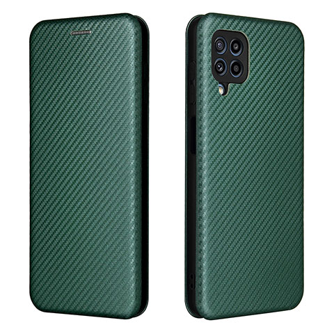 Coque Portefeuille Livre Cuir Etui Clapet L06Z pour Samsung Galaxy M32 4G Vert