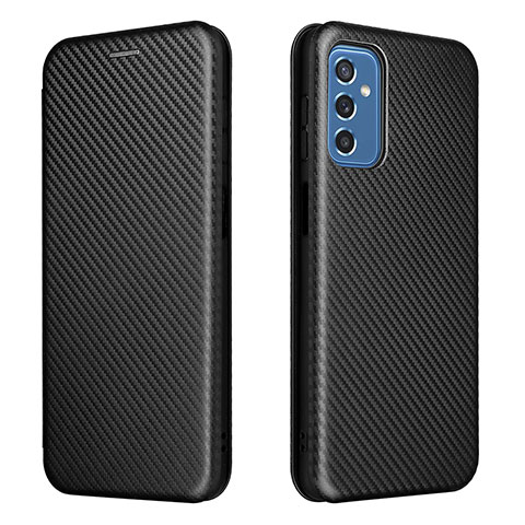 Coque Portefeuille Livre Cuir Etui Clapet L06Z pour Samsung Galaxy M52 5G Noir