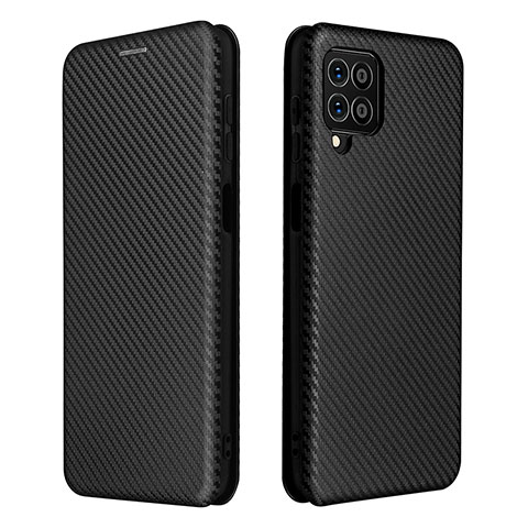 Coque Portefeuille Livre Cuir Etui Clapet L06Z pour Samsung Galaxy M62 4G Noir