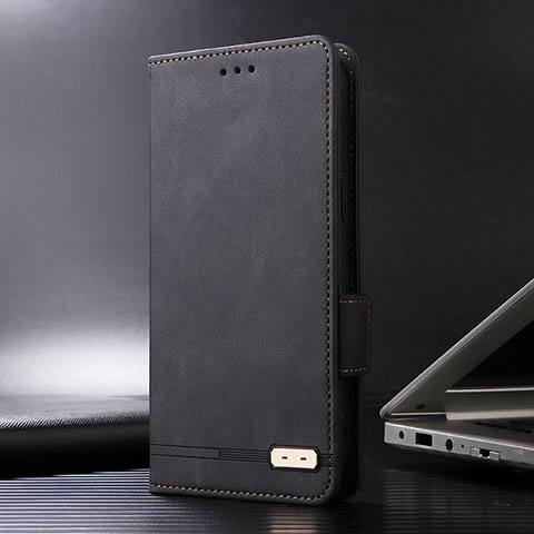 Coque Portefeuille Livre Cuir Etui Clapet L06Z pour Sharp Aquos Sense8 Noir