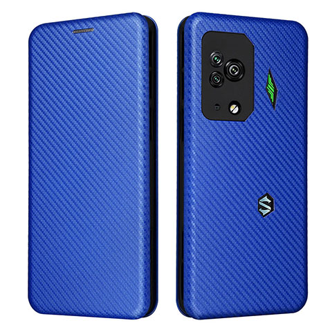 Coque Portefeuille Livre Cuir Etui Clapet L06Z pour Xiaomi Black Shark 5 Pro 5G Bleu