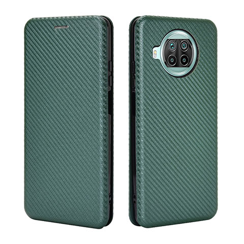 Coque Portefeuille Livre Cuir Etui Clapet L06Z pour Xiaomi Mi 10T Lite 5G Vert