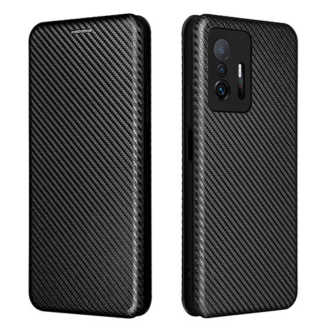 Coque Portefeuille Livre Cuir Etui Clapet L06Z pour Xiaomi Mi 11T 5G Noir