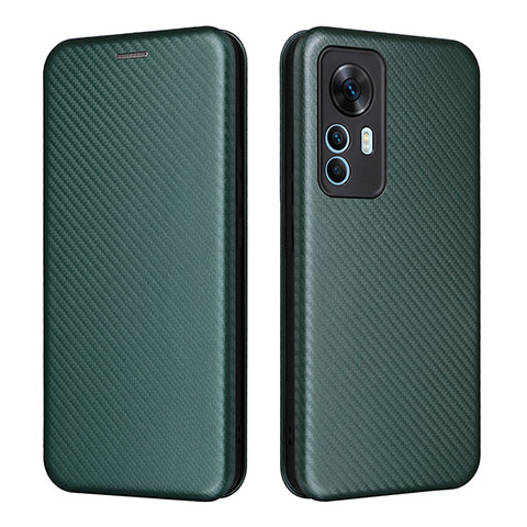 Coque Portefeuille Livre Cuir Etui Clapet L06Z pour Xiaomi Mi 12T 5G Vert