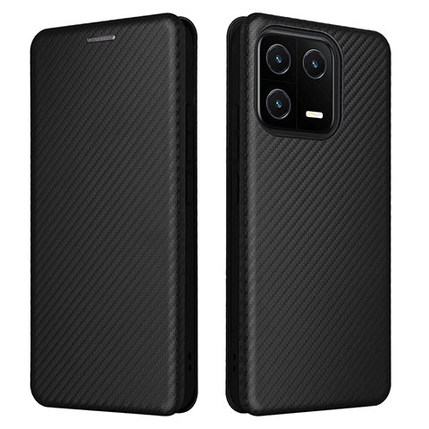 Coque Portefeuille Livre Cuir Etui Clapet L06Z pour Xiaomi Mi 13 5G Noir