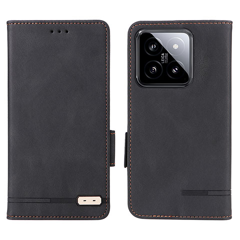 Coque Portefeuille Livre Cuir Etui Clapet L06Z pour Xiaomi Mi 14 5G Noir