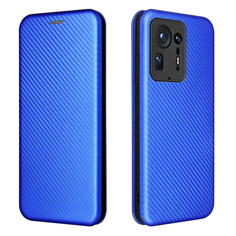 Coque Portefeuille Livre Cuir Etui Clapet L06Z pour Xiaomi Mi Mix 4 5G Bleu