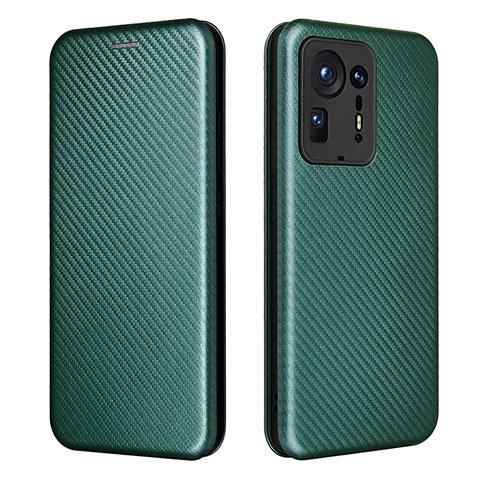 Coque Portefeuille Livre Cuir Etui Clapet L06Z pour Xiaomi Mi Mix 4 5G Vert