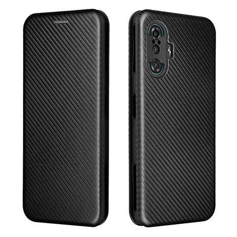 Coque Portefeuille Livre Cuir Etui Clapet L06Z pour Xiaomi Poco F3 GT 5G Noir