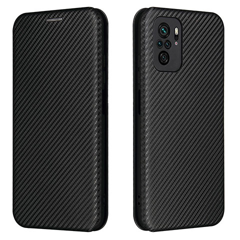 Coque Portefeuille Livre Cuir Etui Clapet L06Z pour Xiaomi Poco M5S Noir