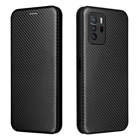 Coque Portefeuille Livre Cuir Etui Clapet L06Z pour Xiaomi Poco X3 GT 5G Noir