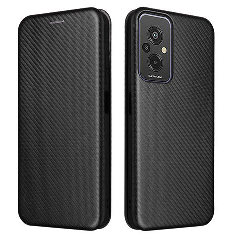 Coque Portefeuille Livre Cuir Etui Clapet L06Z pour Xiaomi Redmi 11 Prime 4G Noir