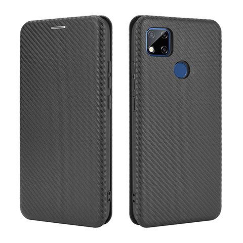 Coque Portefeuille Livre Cuir Etui Clapet L06Z pour Xiaomi Redmi 9C NFC Noir