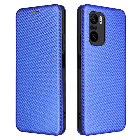 Coque Portefeuille Livre Cuir Etui Clapet L06Z pour Xiaomi Redmi K40 Pro+ Plus 5G Bleu