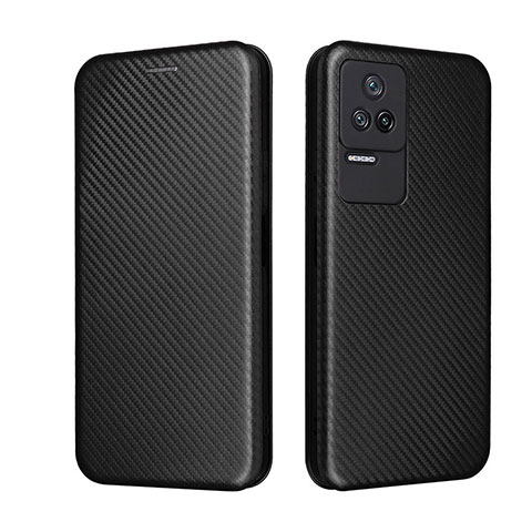 Coque Portefeuille Livre Cuir Etui Clapet L06Z pour Xiaomi Redmi K40S 5G Noir