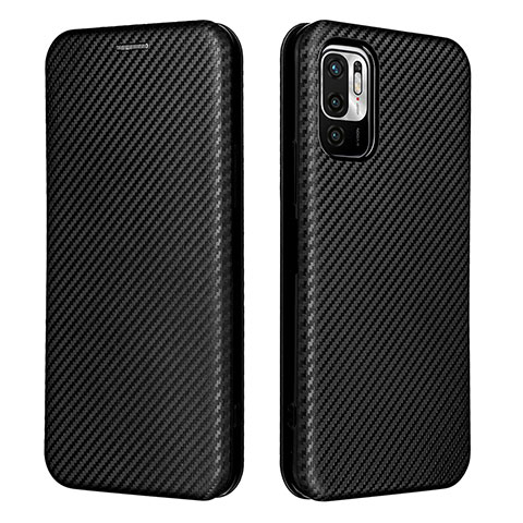 Coque Portefeuille Livre Cuir Etui Clapet L06Z pour Xiaomi Redmi Note 10 JE 5G Noir