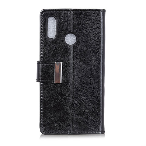 Coque Portefeuille Livre Cuir Etui Clapet L07 pour Asus Zenfone Max ZB555KL Noir